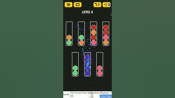 Brain improving games Ball sort puzzle level 5