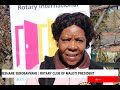 Rotary Club of Maloti president Leheshane Serobanyane speaks on Charity Golf Tournament