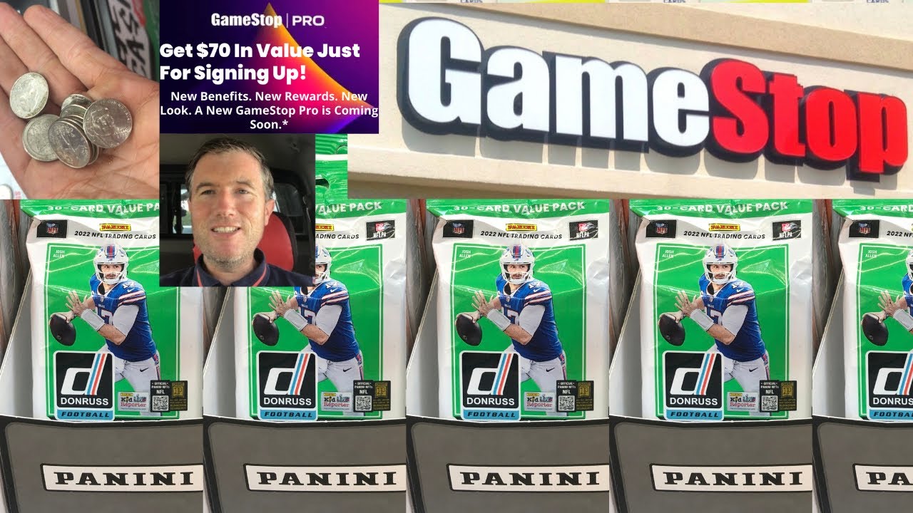 How I Paid 2.11 for a Donruss Football Card Fat Pack at GameStop YouTube