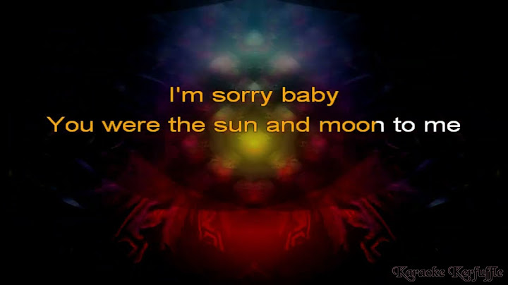 Sun & Moon Karaoke version - Karaoke performance video thumbnail