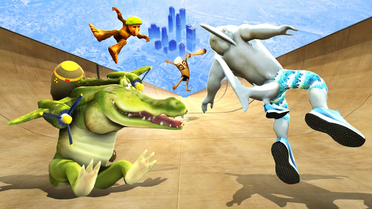 GTA 5 Tralalelo Tralala and Italian Brainrot Memes Gang Dynamic Ragdolls and Fun