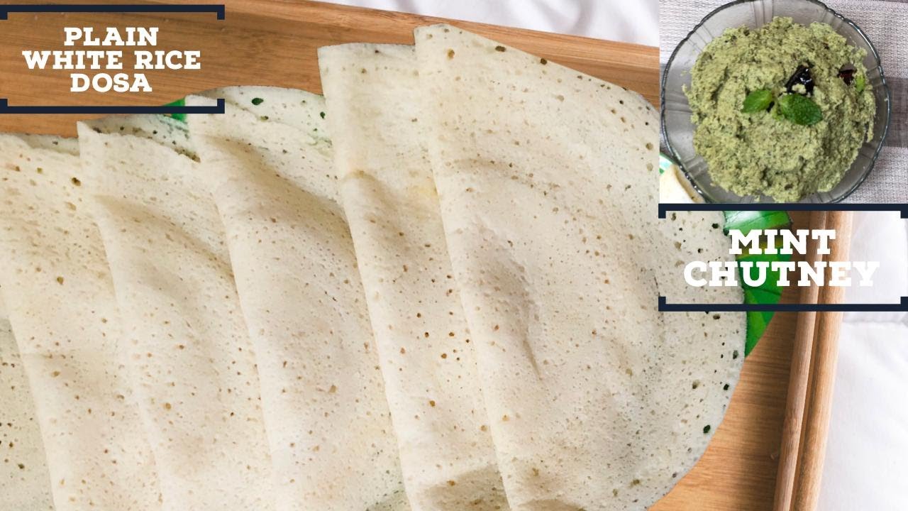 How To Make Plain White Rice Dosa Homemade By Shazra Gazzaz YouTube