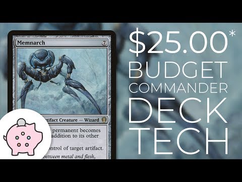 mtg memnarch commander deck Urtet Myr Artifact - 5 Color - EDH - Urtet, Remnant of - 100 Card - Custom Magic The Gathering Deck create a 1/1 colorless Myr artifact creature token Memnarch's little arms. (Commander /