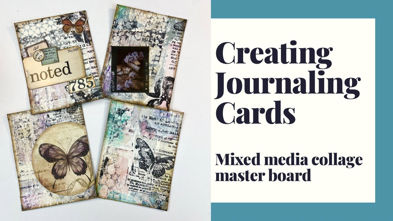 Creating Journaling Cards from a Collage master-board 