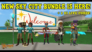 Wizard101 : NEW SKY CITY BUNDLE IS HERE / KI LIVE CODES