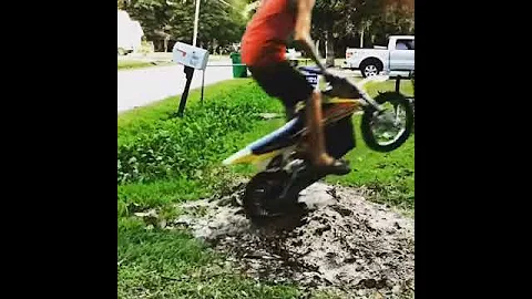 Dirt bike tricks