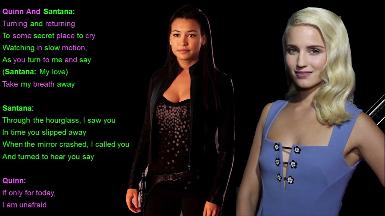 Take My Breath Away Glee Lyrics