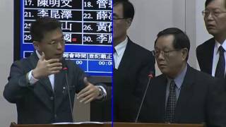 20140326立法委員趙天麟內政委員會質詢-保六總隊長莊清賢:319議場內驅離未向王金平報告,趙天麟批:憲政惡例