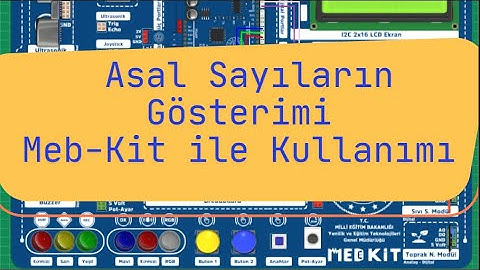 Meb-Kit Robotik Kodlama Seti- Asal Sayıların Gösterimi- Mblock Kullanımı