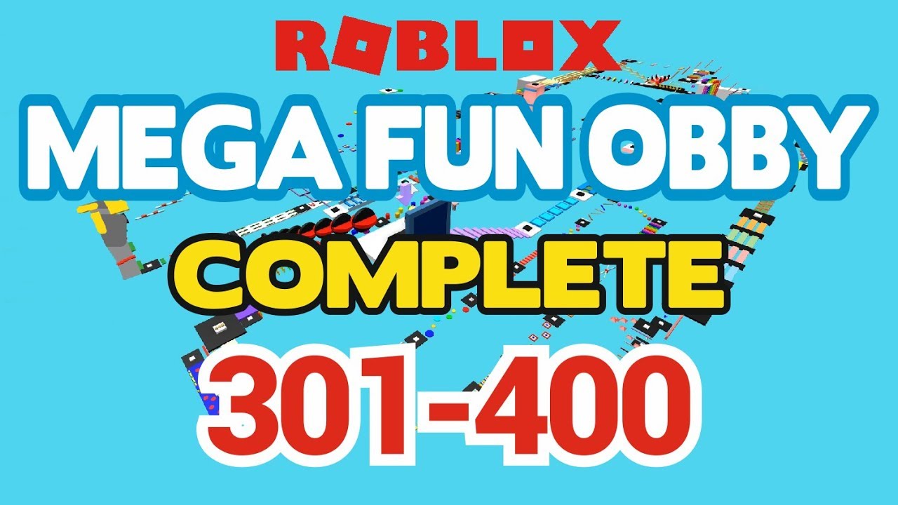 Roblox Mega Fun Obby Completed Stage 301 400 Walkthrough Youtube - 329 stages mega fun obby roblox