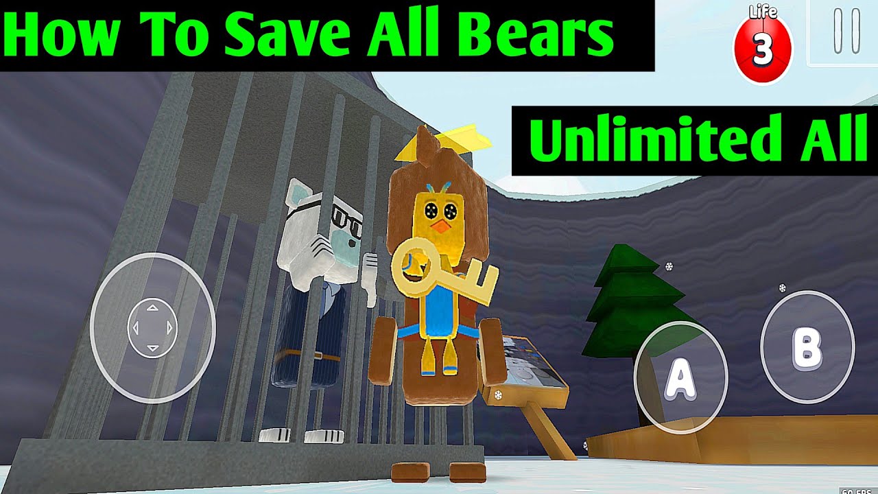 Super Bear Adventure! How To Save All Bears Fastly 