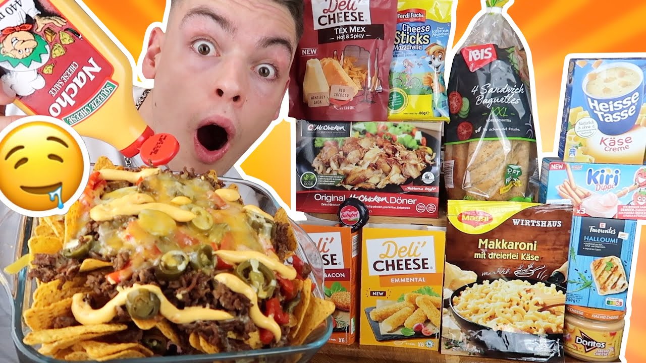 Ich esse 1 Tag lang nur KÄSE-GERICHTE🧀 (Heiß & Fettig 🔥😍)