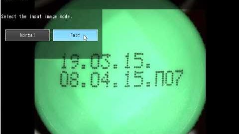 Omron FQ2 vision sensor. Setting up OCR/OCV with 360 degree position compensation