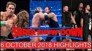 WWE SUPER SHOWDOWN 6 OCTOBER 2018 FULL HIGHLIGHTS - WWE SUPER SHOWDOWN 10/6/18 FULL HIGHLIGHTS