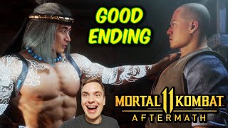 MK11 Aftermath. The Good Ending. Choosing Liu Kang in Last Chapter.