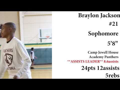 Braylon Jackson Camp Jewell House Academy vs Halo Wolfpack Highlights