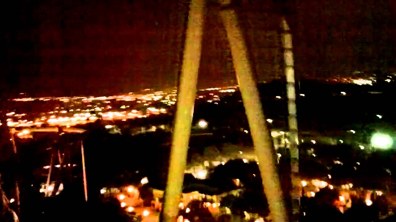 Tatsu @ night. six flags magic mountain - YouTube