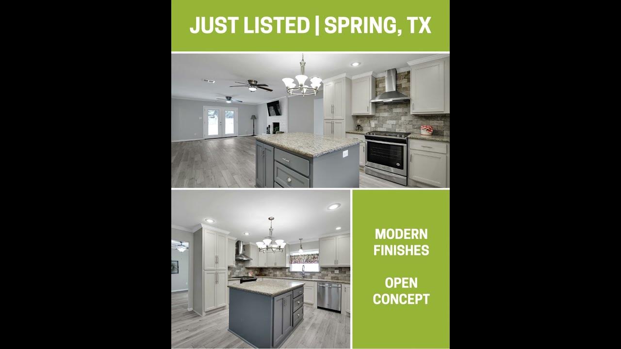 Home for sale on 1 acre with Pool in Spring TX 29723 Spring Forest