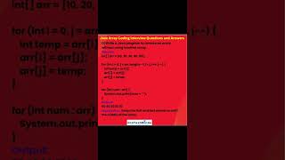 Top 10 Java Array Coding Interview Questions for Automation Engineers | Java Interview Prep