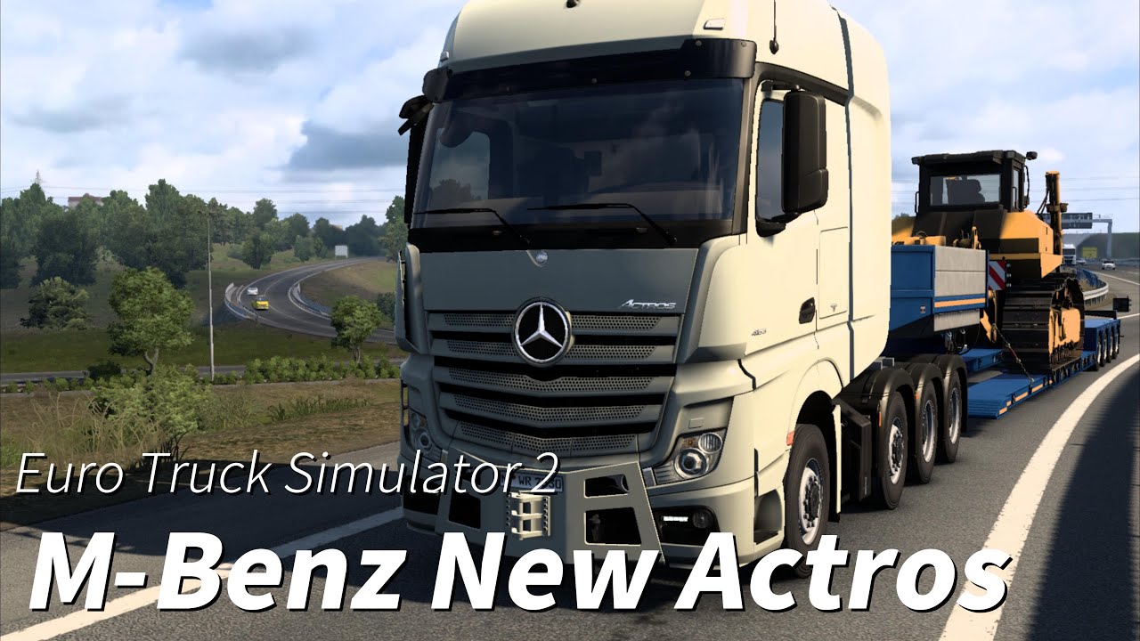M-Benz New Actros | Euro Truck Simulator 2 | Gameplay