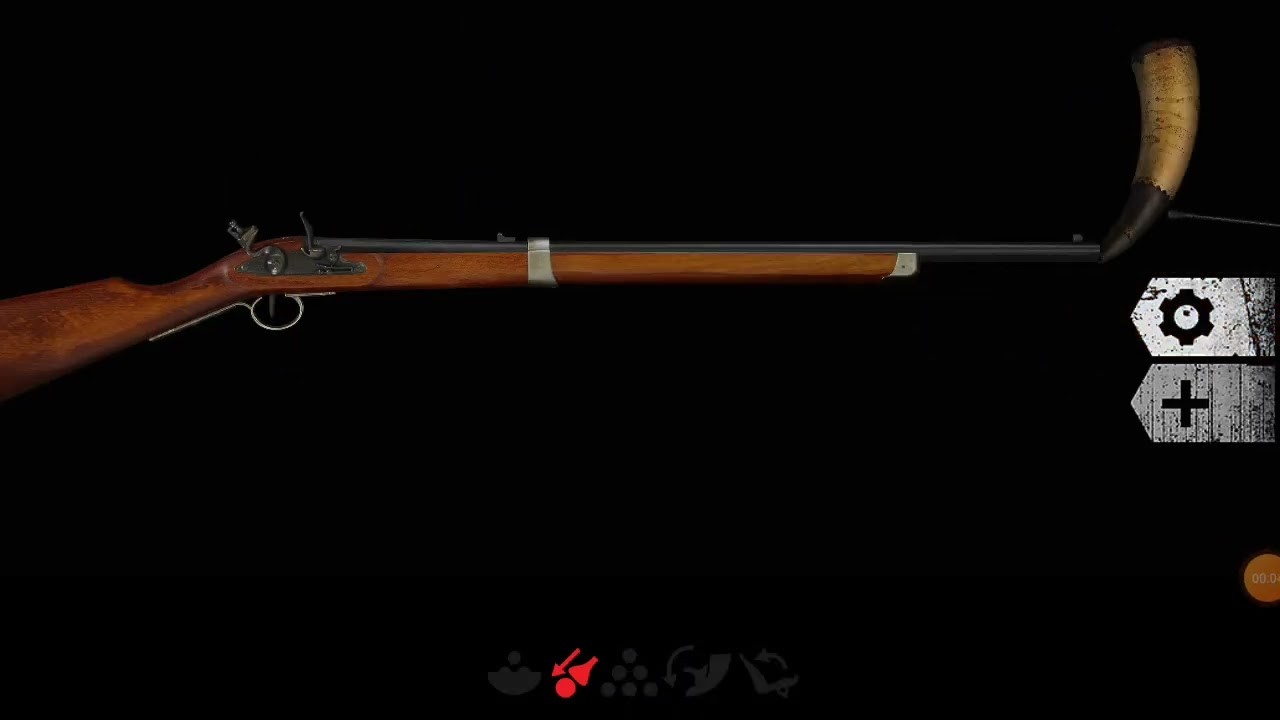 reloading a flintlock rifle - YouTube