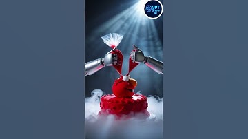 AI Robot Makes Elmo Cake Look Unreal 🤖🎂🔥