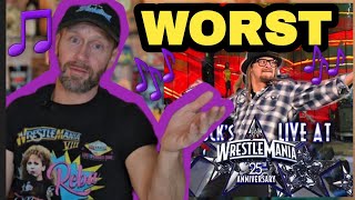 Kid Rock &amp; The 5 Worst Musical Performances In WrestleMania History