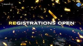 Get ready to explore PRADYOT 2.0!🪐⚡ (Limited seats! Hurry up!) Register Now❗