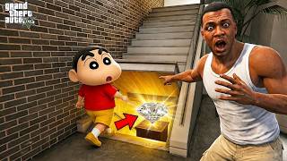 Franklin & Shinchan Search For The Most Secret Base Ever Inside House in GTA 5 ! SHINCHAN GTA5 VIDEO