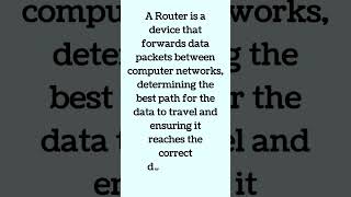 What is Router? | Explained in Simple Terms | How Router Works in Networking #networking #router