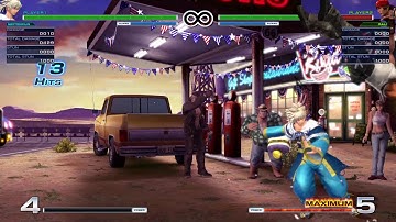 KOF XIV Meitenkun overhead anchor combo