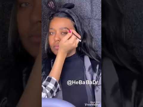 ميكاب للبشرة السمرا بالخطوات هبة بدر ميكاب ارتيست 