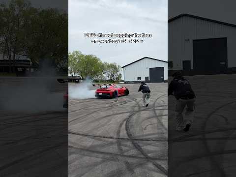 That was almost BAD… 😬 @CboysTV #PorscheGT3RS #Drift