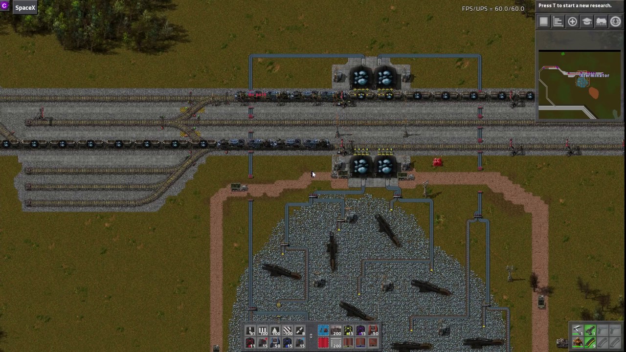 electric train factorio