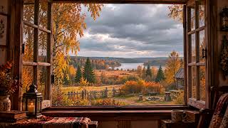 Meditation Music & Rain Sounds 3 Hours 🕯️ Relax: Candlelight in an Autumn Clearing screenshot 3