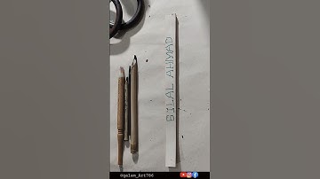 Name - Bilal Ahmad   first time in English calligraphy if you want your name comment below✒️❤️