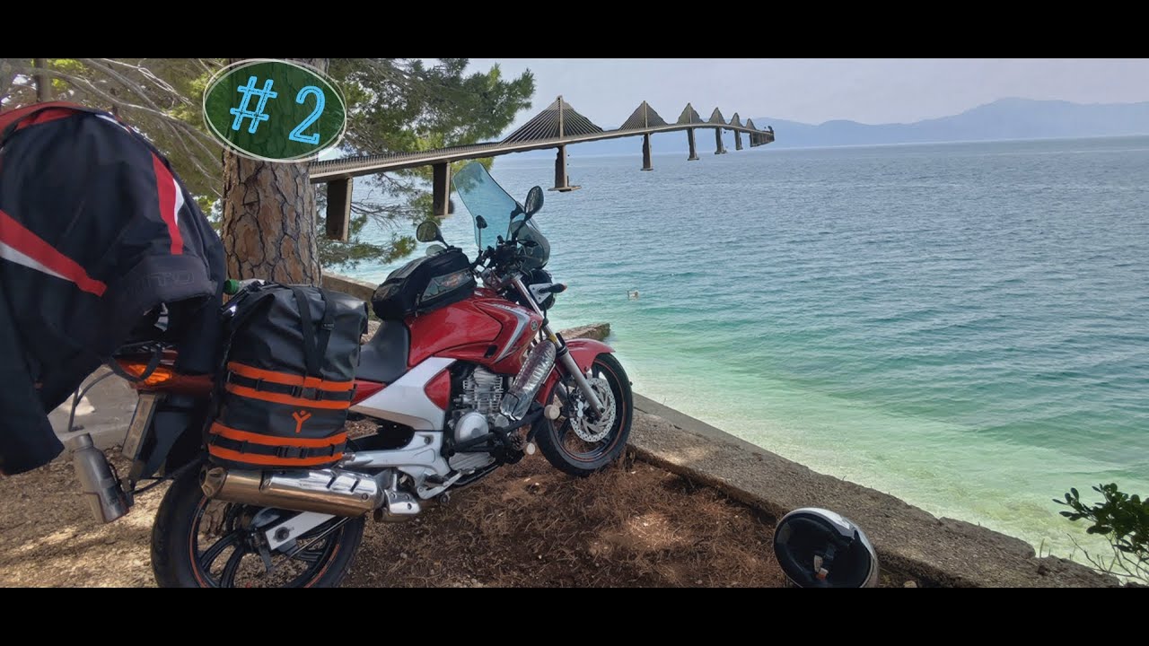 8500км #2 БЕРЕГАМИ Хорватії-Чорногорії-Албанії/ 14країн за 38 ночей/МОТО подорож на yamaha ybr 250