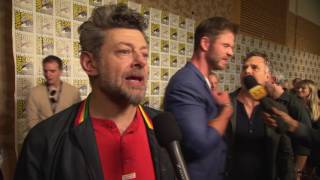 Black Panther: Andy Serkis Comic-Con 2017 Movie Interview | ScreenSlam