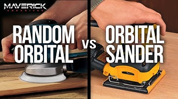 Orbital Sanding vs Random Orbital Sanding