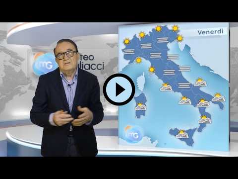 Video Previsioni meteo per venerdì 6 marzo. Tempo sempre stabile