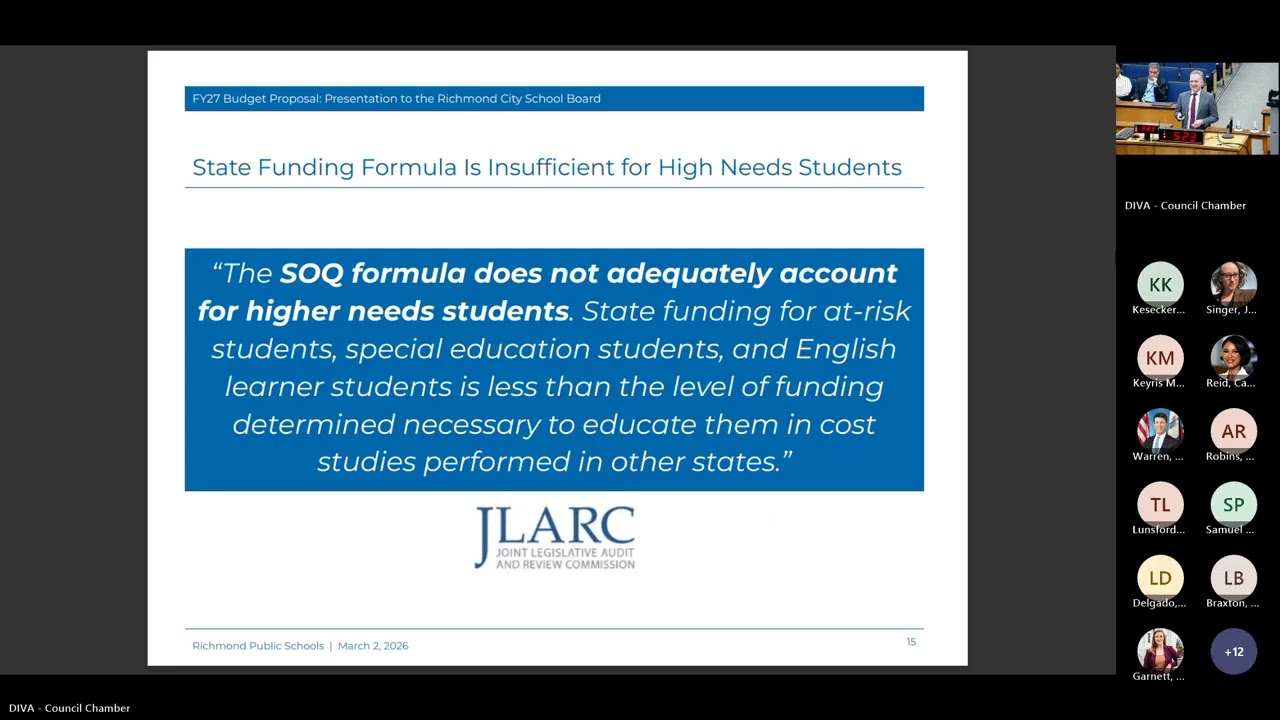 Richmond, VA City Council - Organizational Development Committee Meeting - 2026-03-02