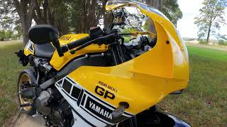 Showing off my new Yamaha xsr900 GP