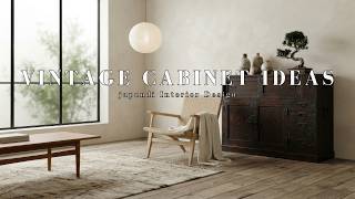 Luxury Japandi Interior Design | Vintage Cabinet Ideas That Elevate Modern Homes screenshot 4