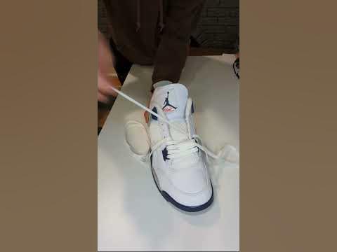 How To Loose Lace Air Jordan 4's | AJ4 HACK #shorts #mensstyle # ...