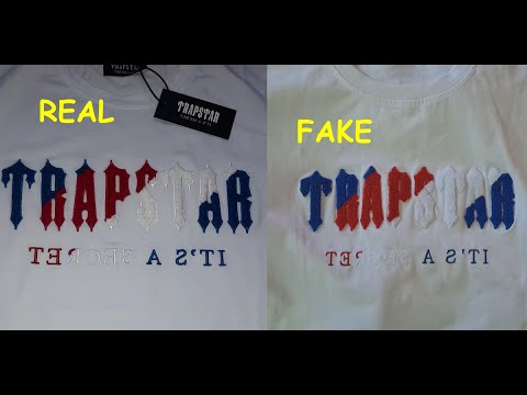 Trapstar t shirt real vs fake. How to spot fake trapstar it's a secret shirt  