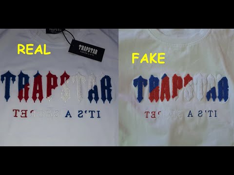 Trapstar t shirt real vs fake. How to spot fake trapstar it's a secret