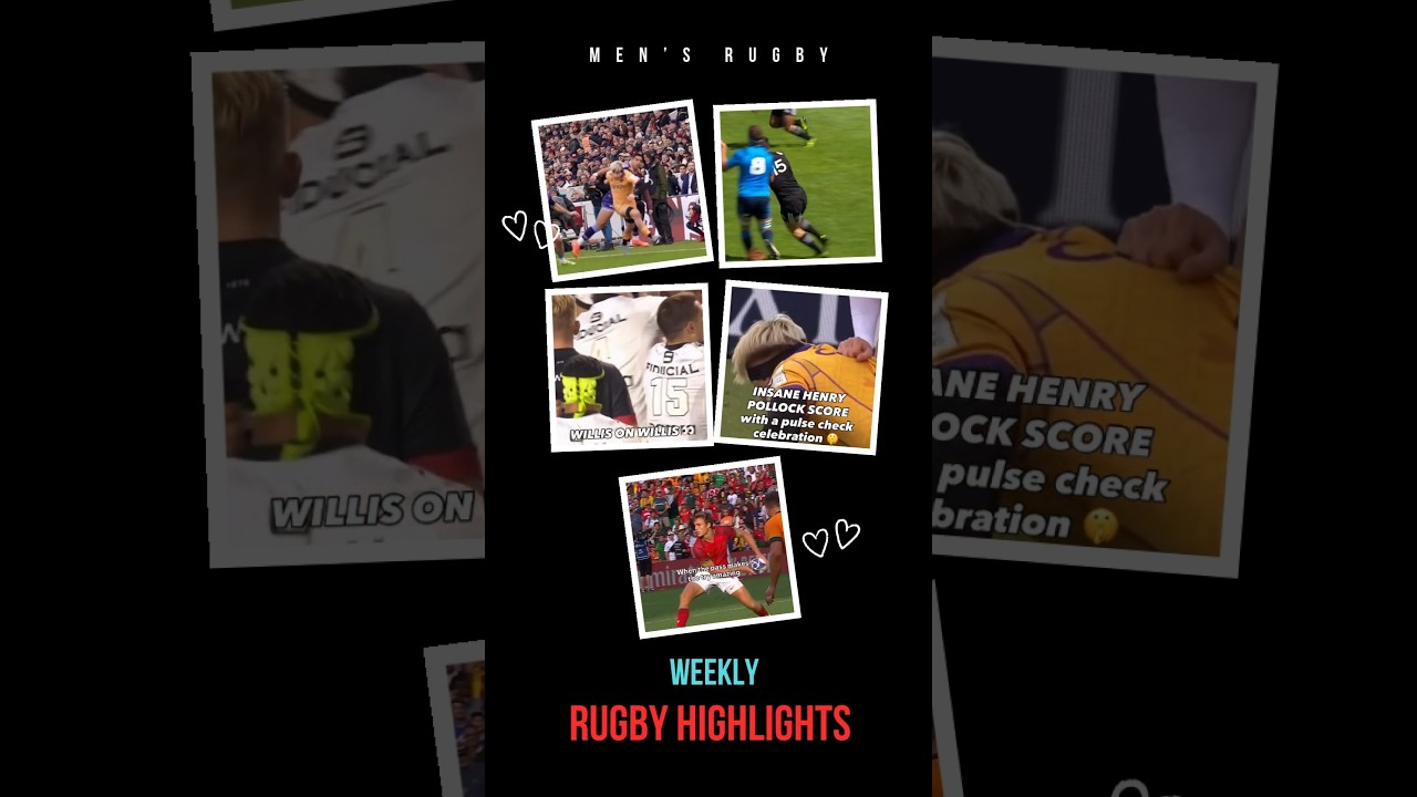 Rugby's Top 5 Plays This Week Will Give You Chills. 