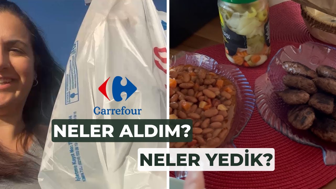 Carrefoursa Market Alışverişi | Hafta İçi Hazır Ürünlerle Pratik Akşam Yemeği