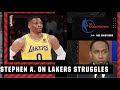Stephen A. on the Lakers: They look like they quit! They don't give a damn! | NBA Countdown