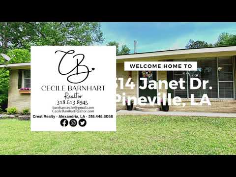 1 acre at 314 Janet Dr., Pineville, LA home video tour